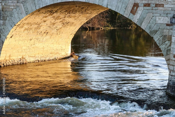 Obraz Reflets sous le pont
