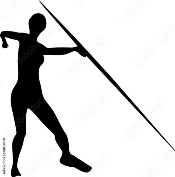 Fototapeta javelin throw