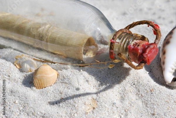 Fototapeta Flaschenpost