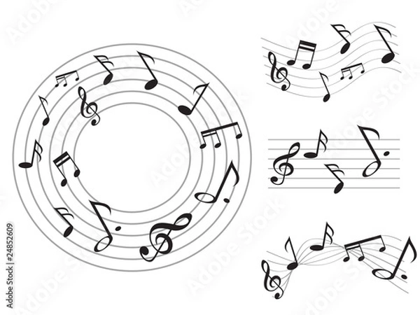 Obraz music note