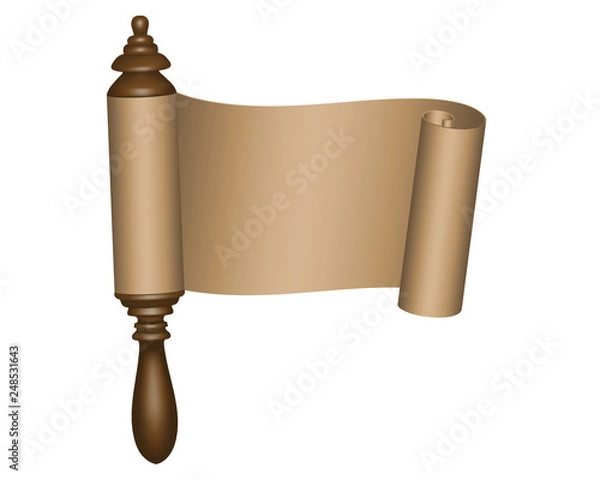 Fototapeta Scroll vector 