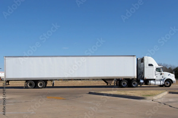 Obraz pusta ciężarówka