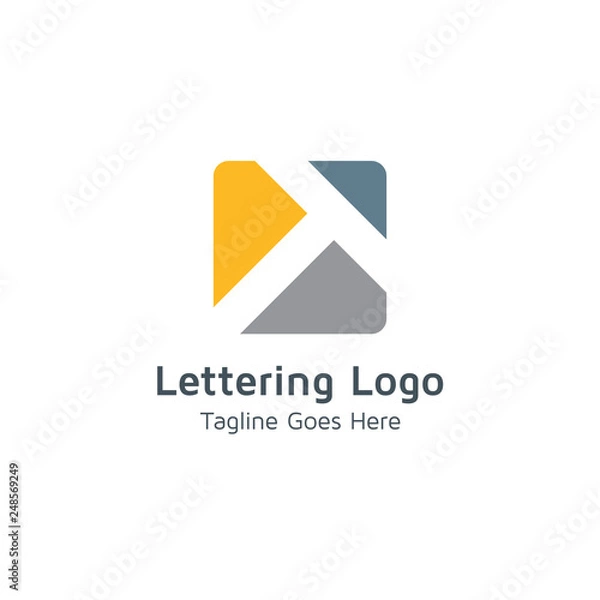 Fototapeta Lettering T Vector