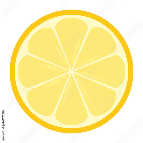 Fototapeta isolated cut grapefruit
