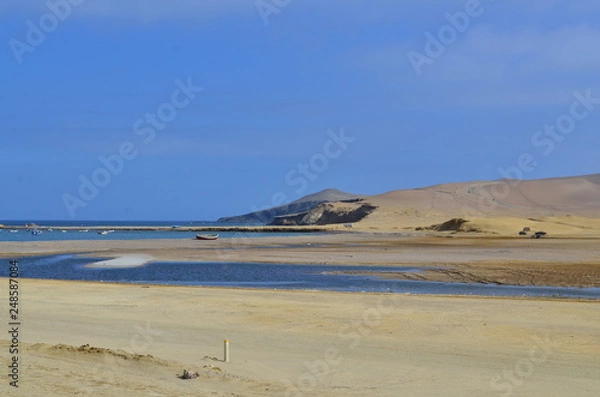 Obraz Desert and sea