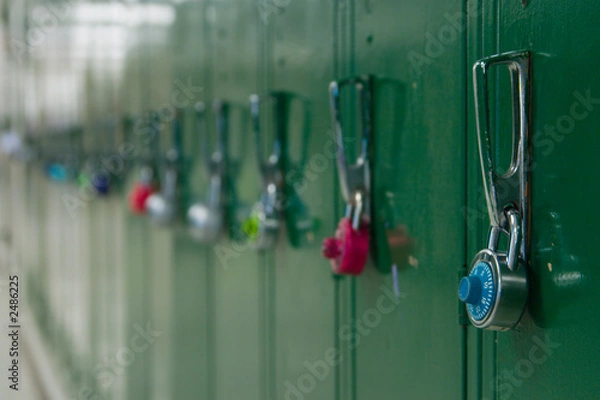 Obraz school lockers