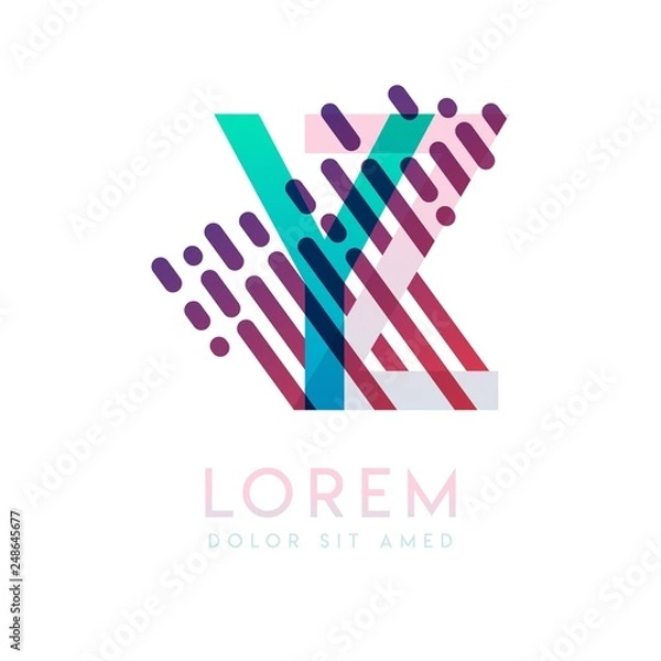 Fototapeta YZ logo with the theme of galaxy speed and style that is suitable for creative and business industries. ZY Letter Logo design for all webpage media and mobile, simple, modern and colorful.