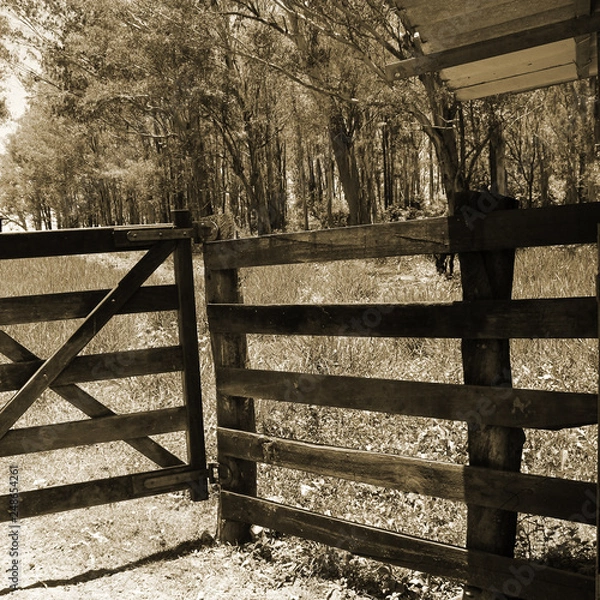 Fototapeta gate closed