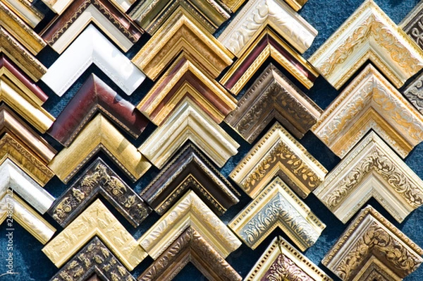 Fototapeta diffrent antique picture frames
