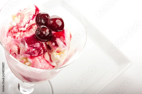 Obraz Kirscheis im Glas