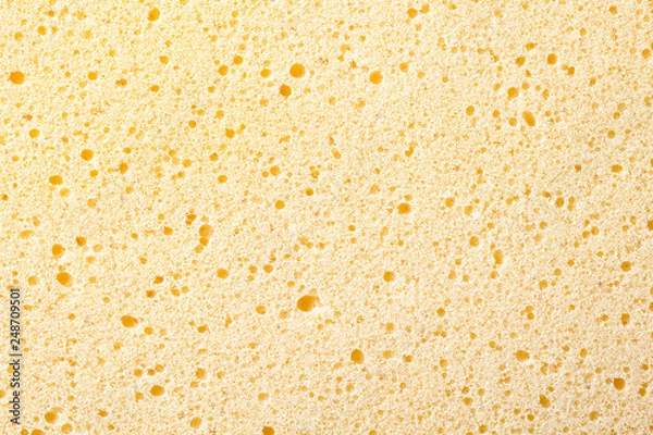 Obraz Sponge foam yellow pattern texture.