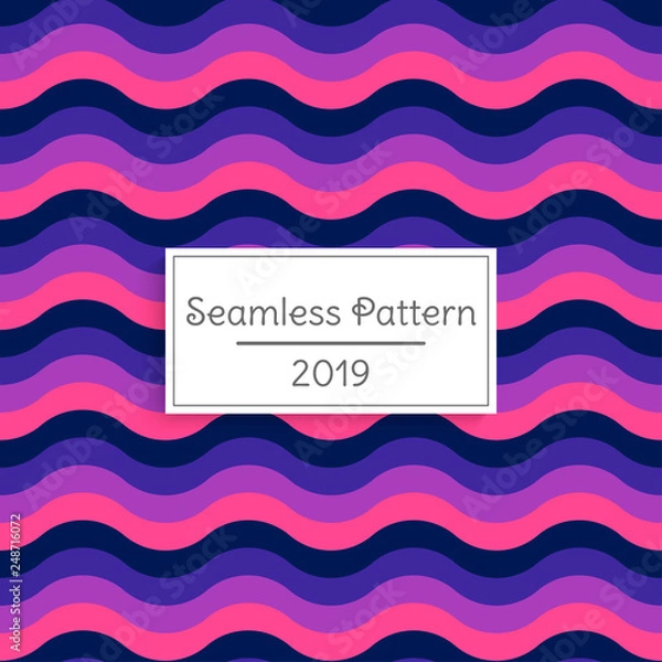 Obraz Minimal geometric vector seamless pattern. Abstract geometric background.