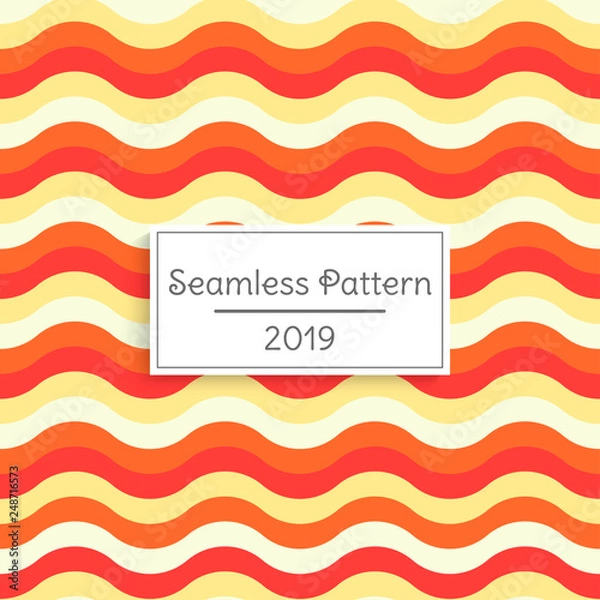 Obraz Minimal geometric vector seamless pattern. Abstract geometric background.