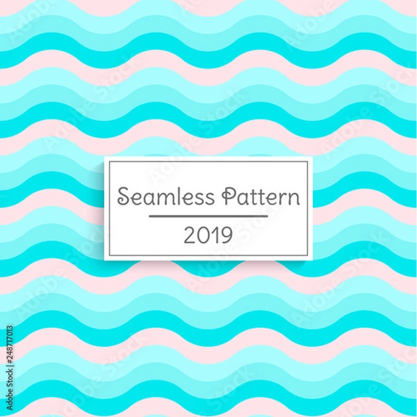 Obraz Minimal geometric vector seamless pattern. Abstract geometric background.