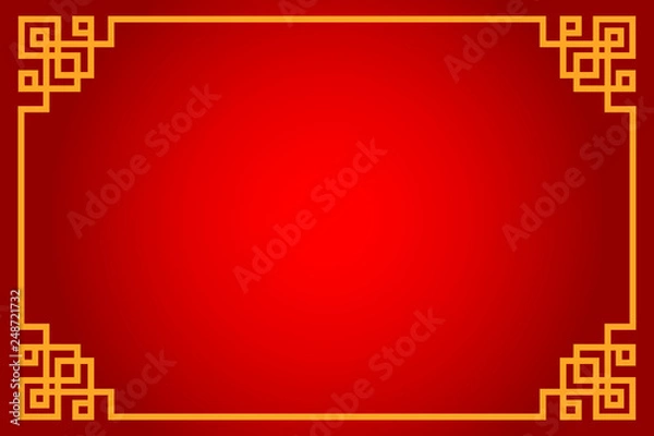 Obraz Chinese abstract background. Vector.