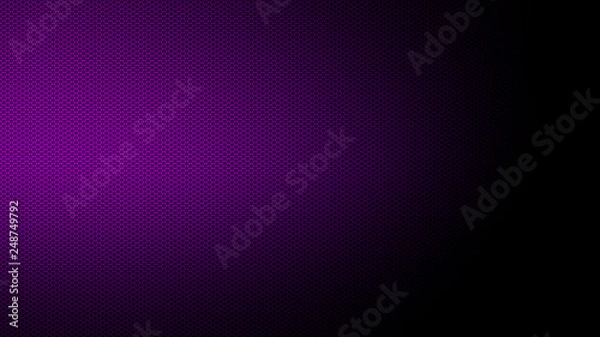Obraz Abstract dark seamless mesh pattern background texture illustration with gradient lighting.
