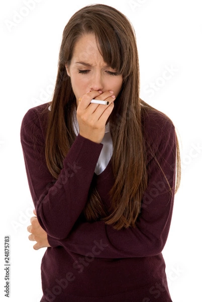 Obraz Coughing cigarettes