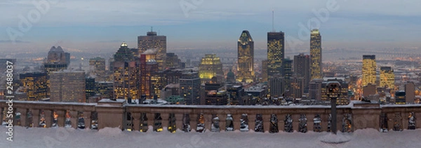Obraz lookout at mount royal in montreal