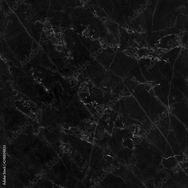 Obraz Black marble texture abstract background pattern