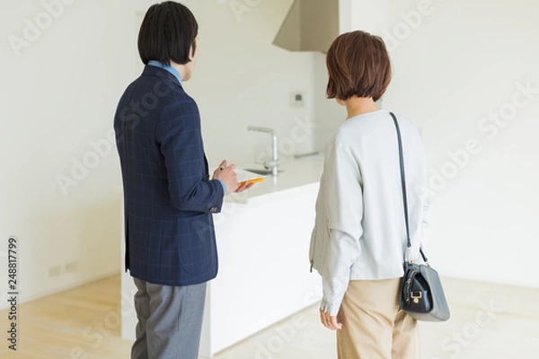 Fototapeta 部屋探し　内覧