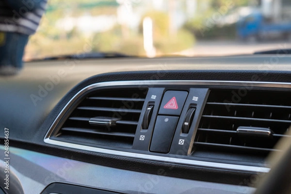 Obraz Car emergency light  switch 