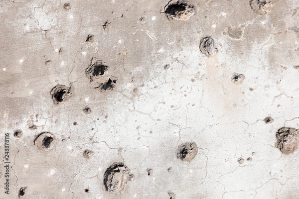 Obraz 弾痕が残る壁