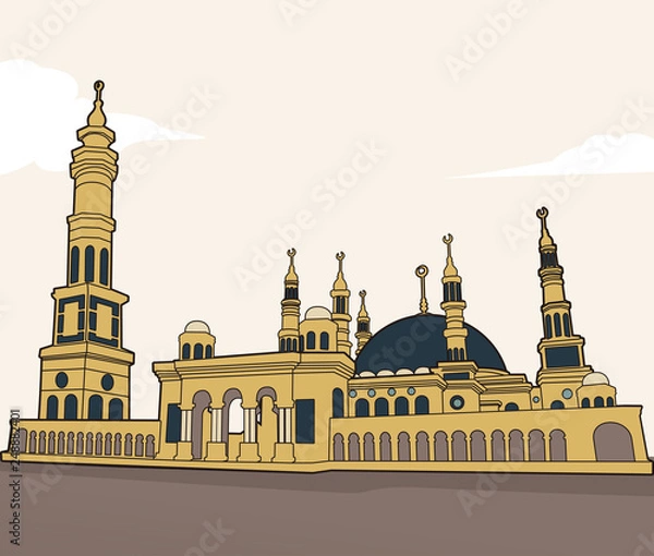 Fototapeta Mosque Islamic Landmark