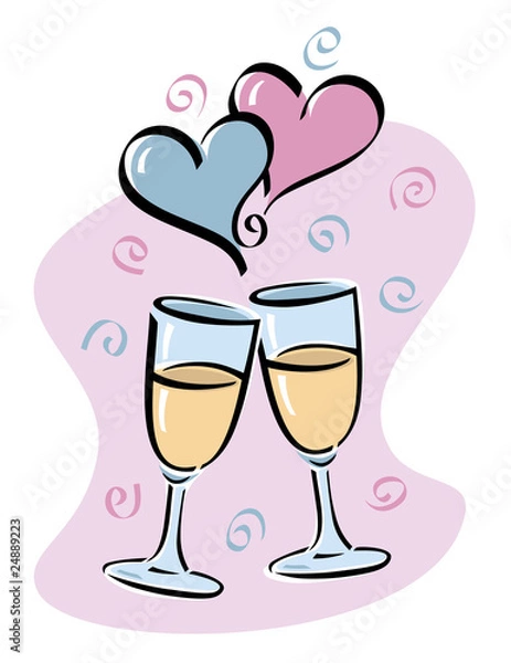 Obraz Here's To Love!