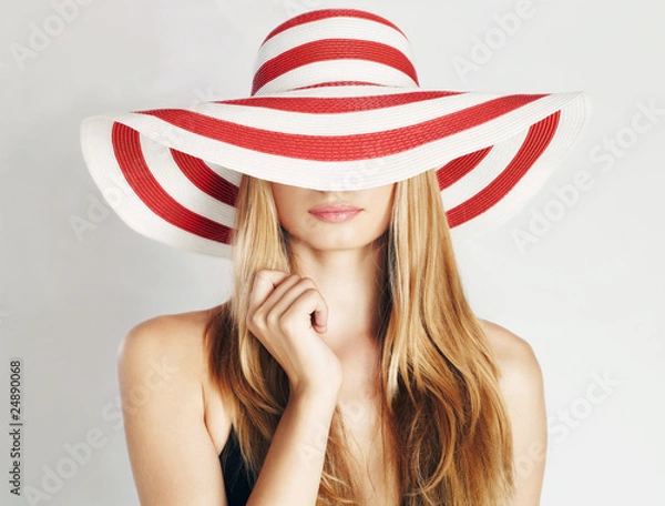 Obraz dziewczyna w masce