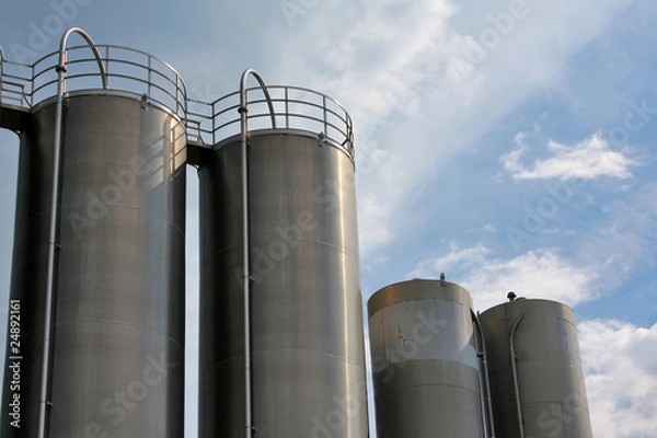 Obraz steel tanks