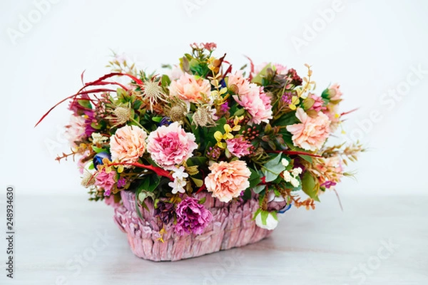 Obraz flowers on light background