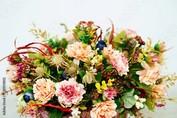 Obraz flowers on light background