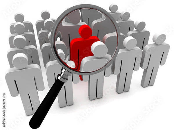 Obraz Poszukiwanie pracy przez ludzi w sieci