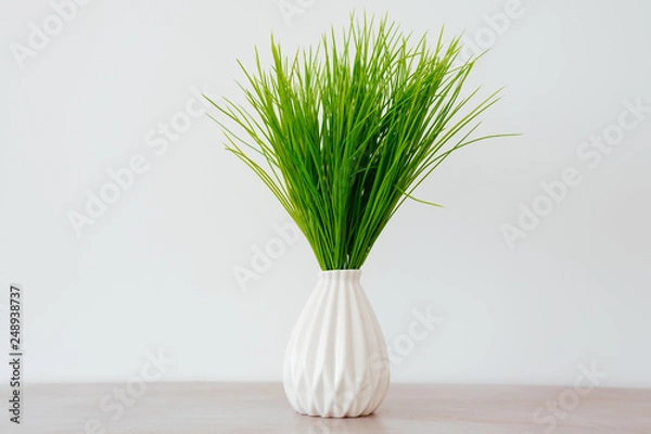 Obraz bouquet in a vase light background