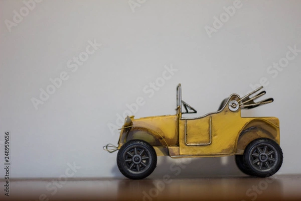 Fototapeta carrinho brinquedo