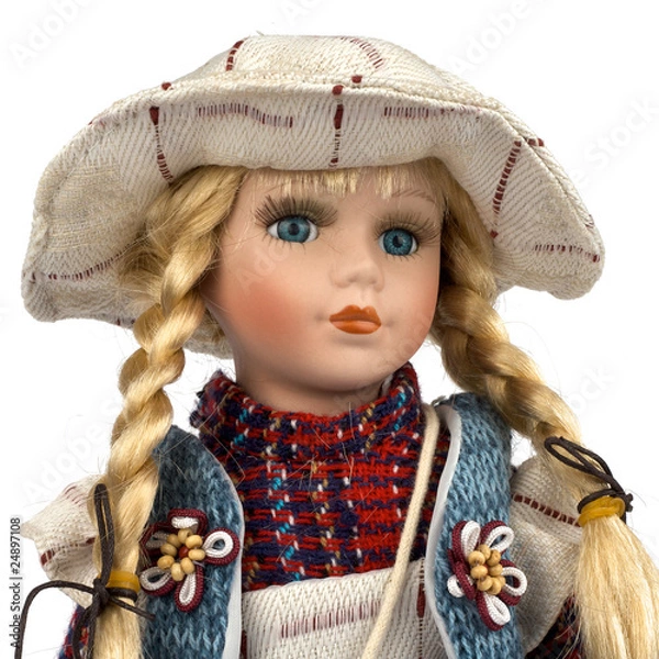 Fototapeta Retro old dolly