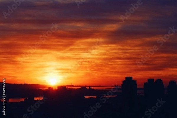 Obraz Orange Scenic Sunset 