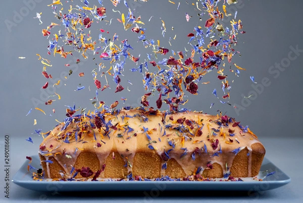 Obraz Dynamic Loaf Cake, sweet bakery