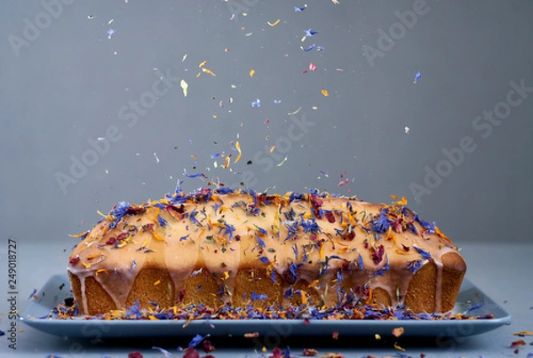 Obraz Dynamic Loaf Cake, sweet bakery