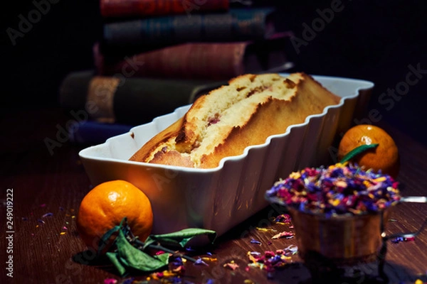 Obraz Dynamic Loaf Cake, sweet bakery