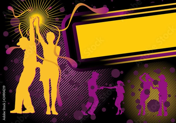 Obraz tancerze salsy