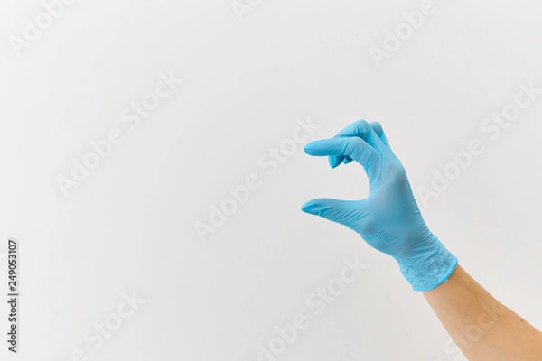 Obraz Doctor hand gloves