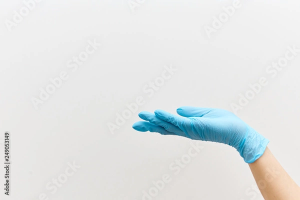 Obraz Doctor hand gloves