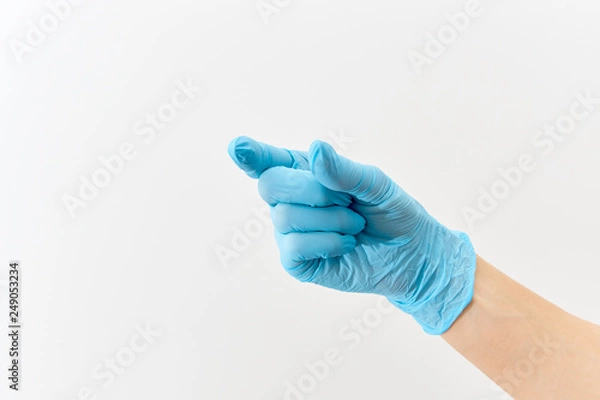 Obraz Doctor hand gloves