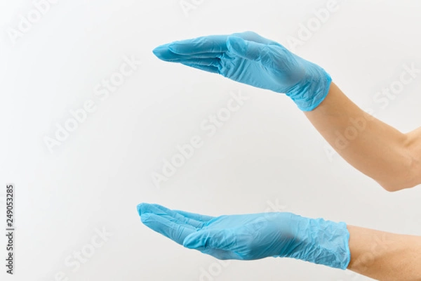 Obraz Doctor hand gloves