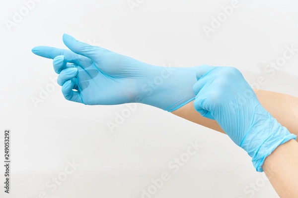 Obraz Doctor hand gloves