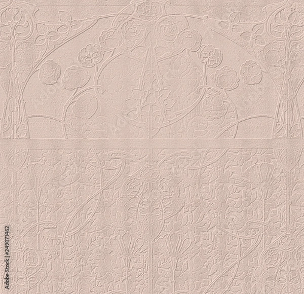 Obraz Vintage style art nouveau background texture