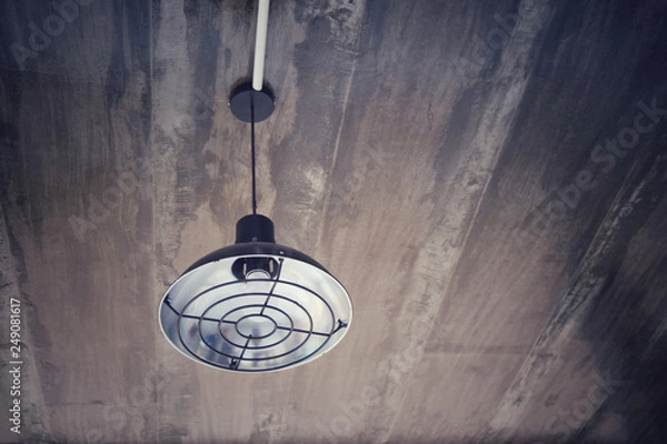 Obraz black decorative lights lamp