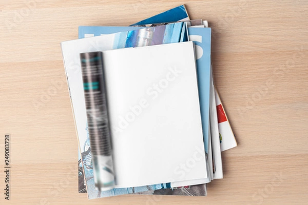 Obraz Mock-up magazine or catalog. Blank page.