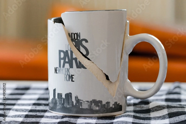 Obraz Mug fond orange